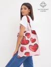 Шоппер база / Узор Сердечки для влюбленных