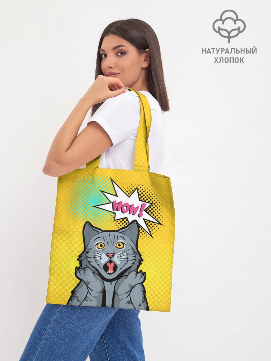 Шоппер база / Pop Art Cat | Wow