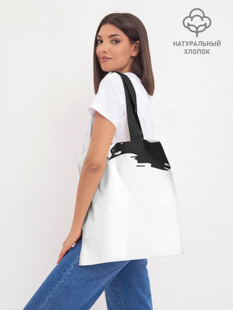 Шоппер база / Bleach black & white