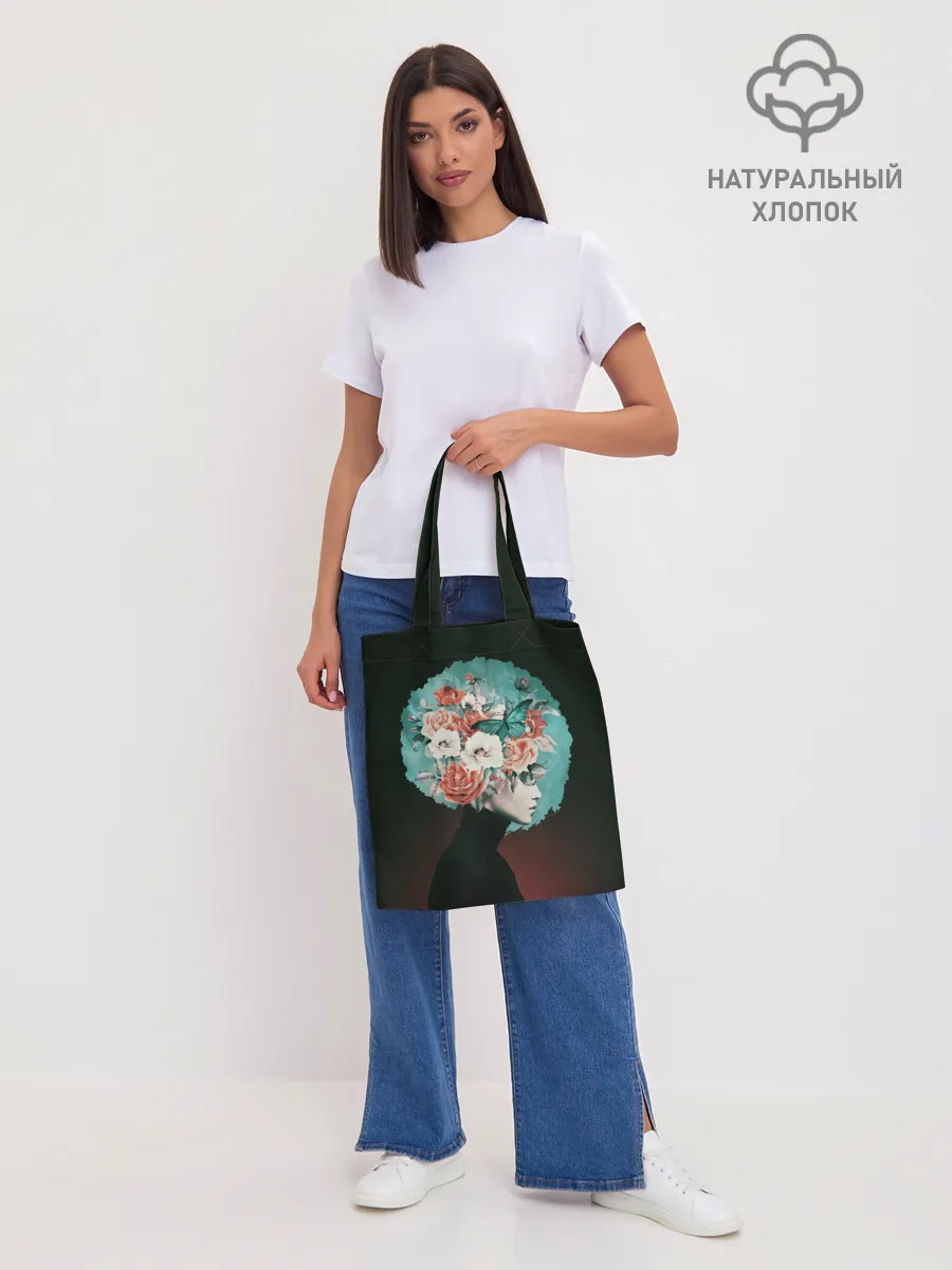 Шоппер база / Girl in flowers