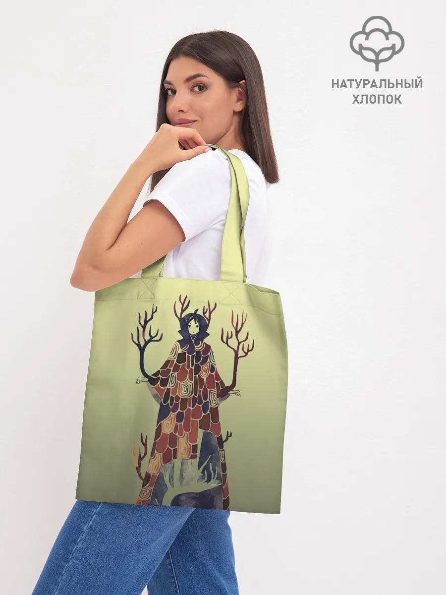Шоппер база / лесной волшебник акварель