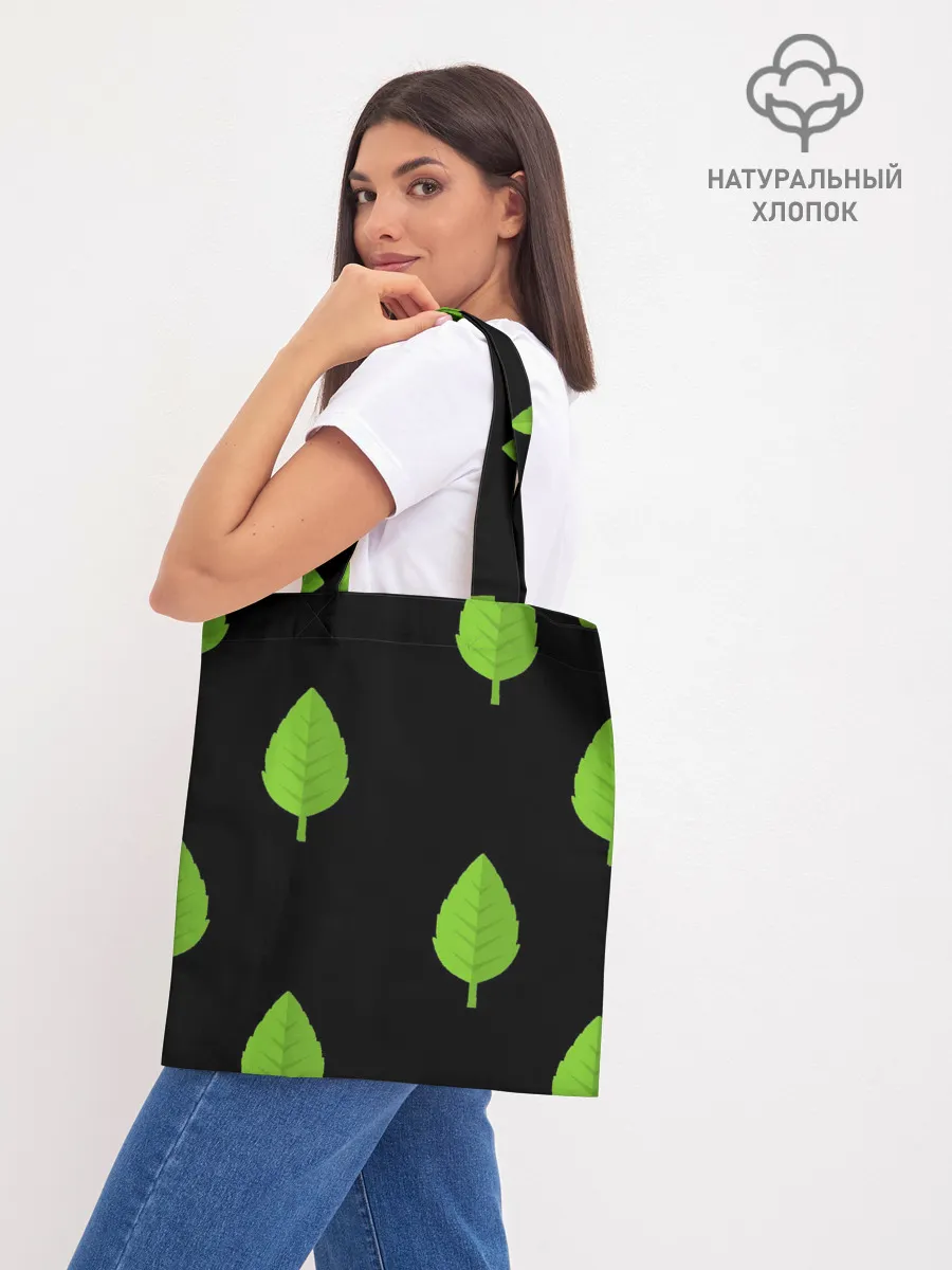 Шоппер база / Птица и листочек