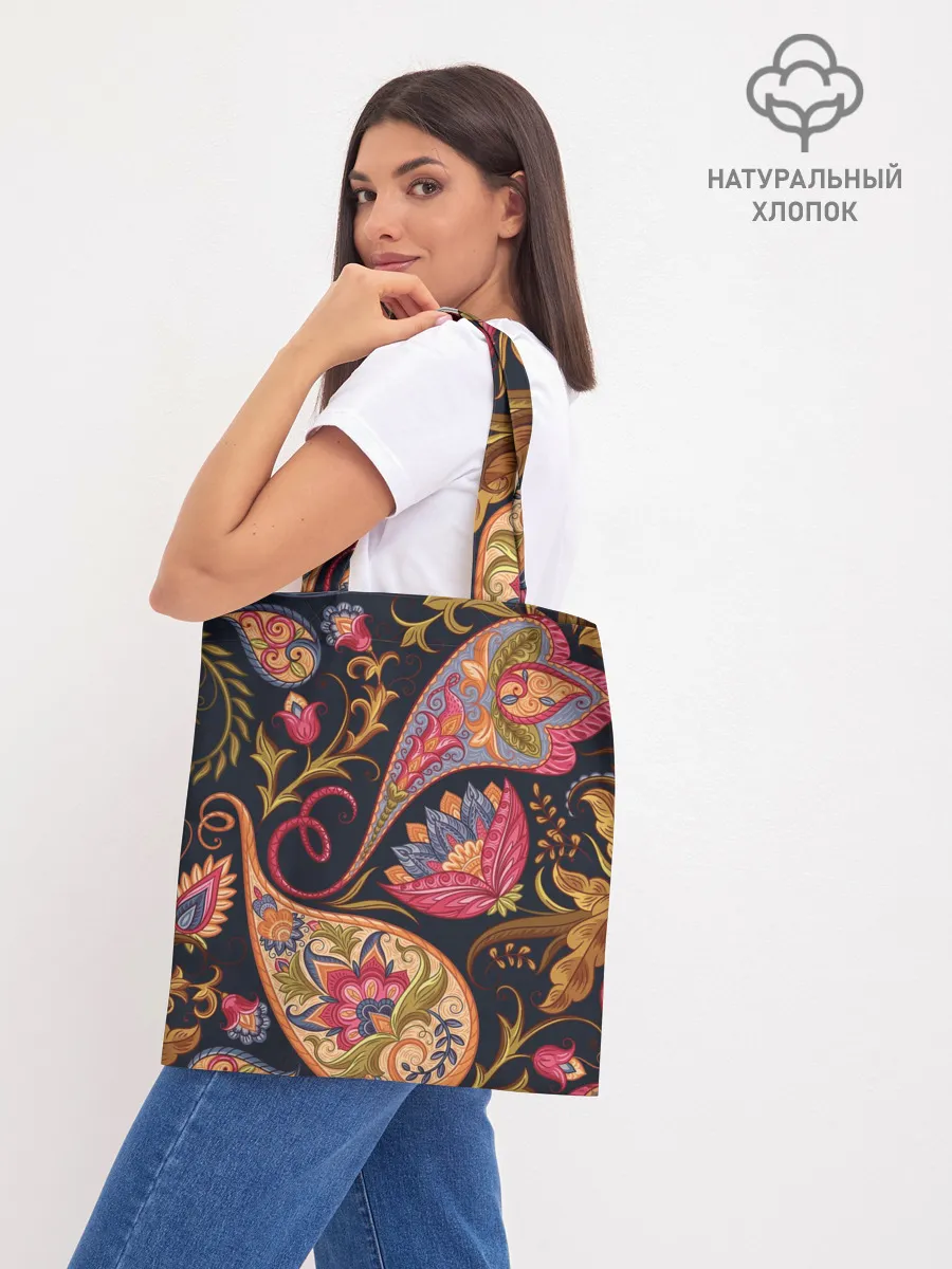 Шоппер база / РОСПИСЬ ЦВЕТАМИ