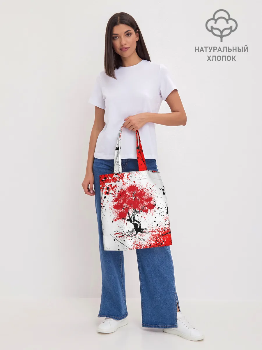 Шоппер база / САКУРА | SAKURA | ВИШНЯ