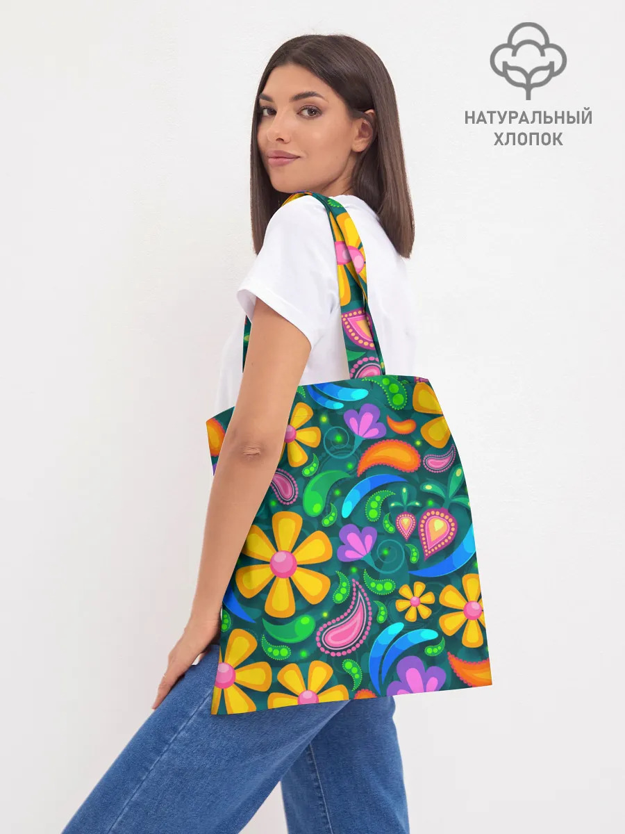 Шоппер база / ЯРКИЕ ЦВЕТЫ