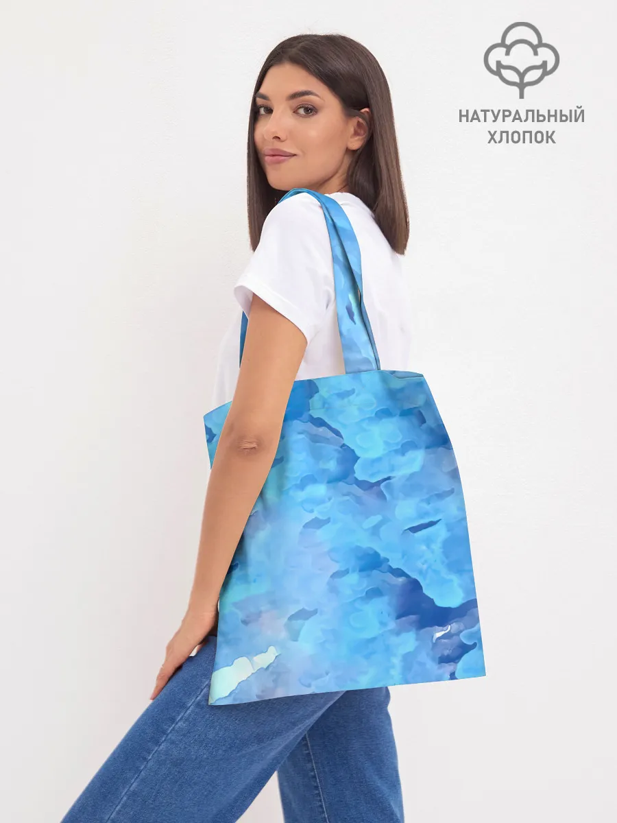 Шоппер база / Kaneki Ken на синем фоне