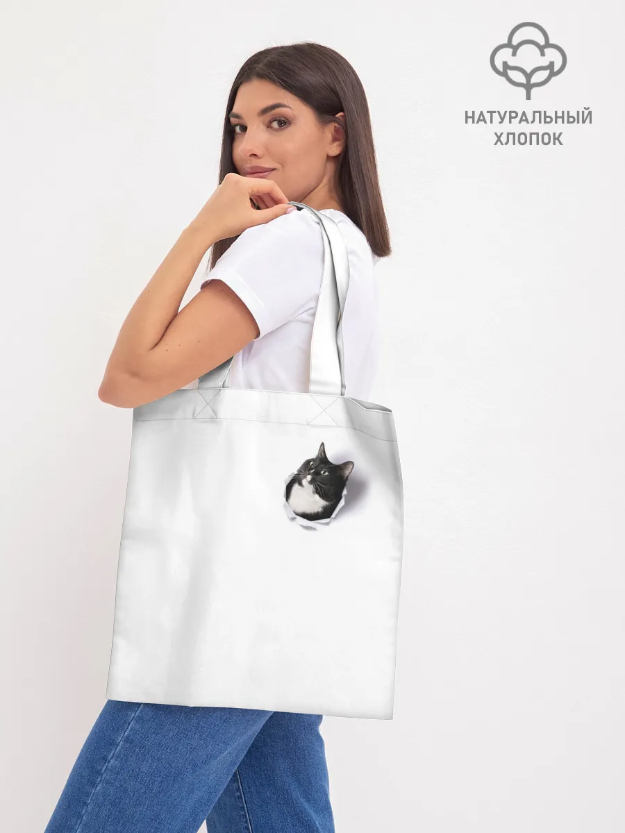 Шоппер база / КОТ В СЕРДЦЕ