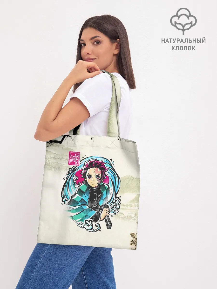 Шоппер база / Kamado Tanjiro зарисовка