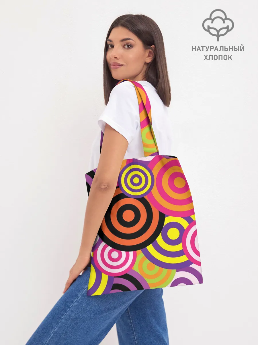 Шоппер база / Аннотация разноцветных кругов