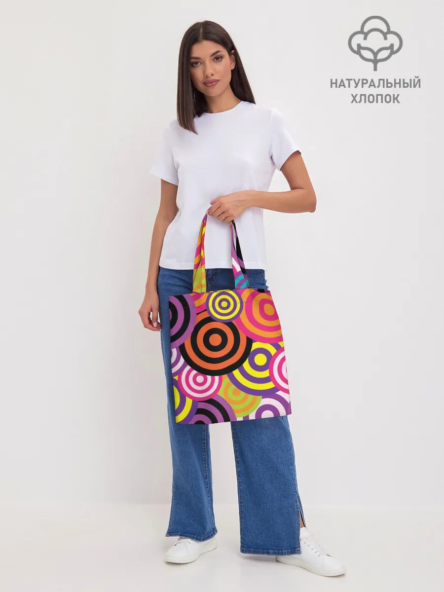 Шоппер база / Аннотация разноцветных кругов