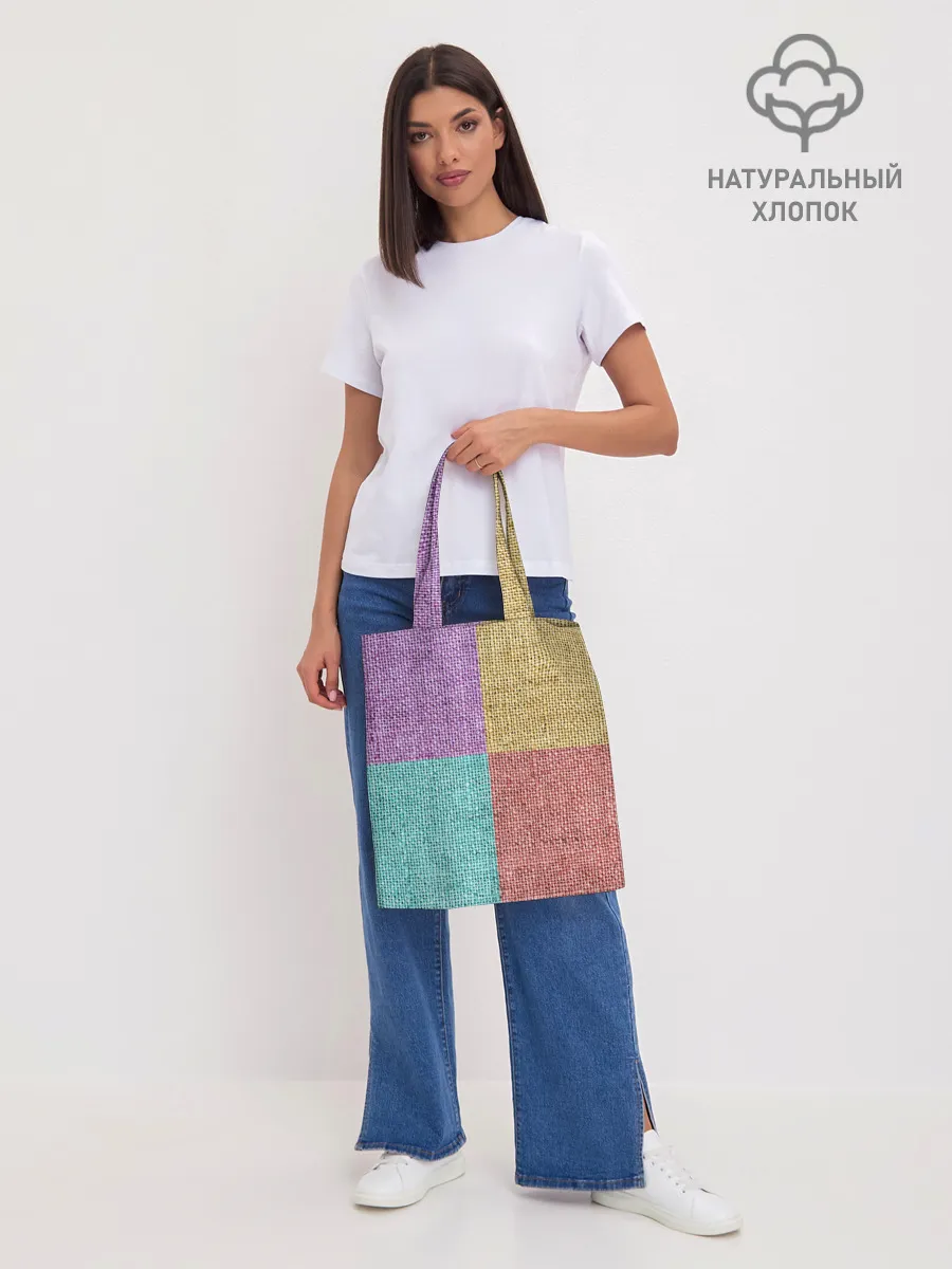 Шоппер база / Burlap Patchwork