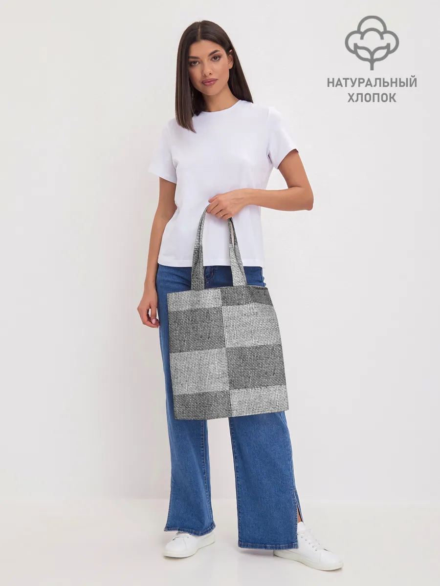 Шоппер база / Denim Patchwork