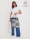 Шоппер база / Denim Patchwork