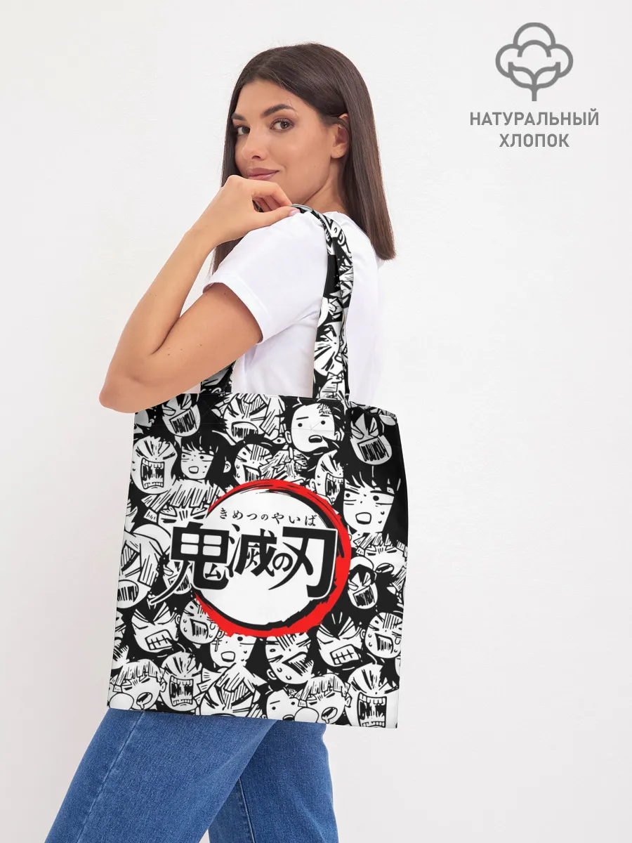 Шоппер база / DEMON SLAYER / ЛИЦА / УЗОР