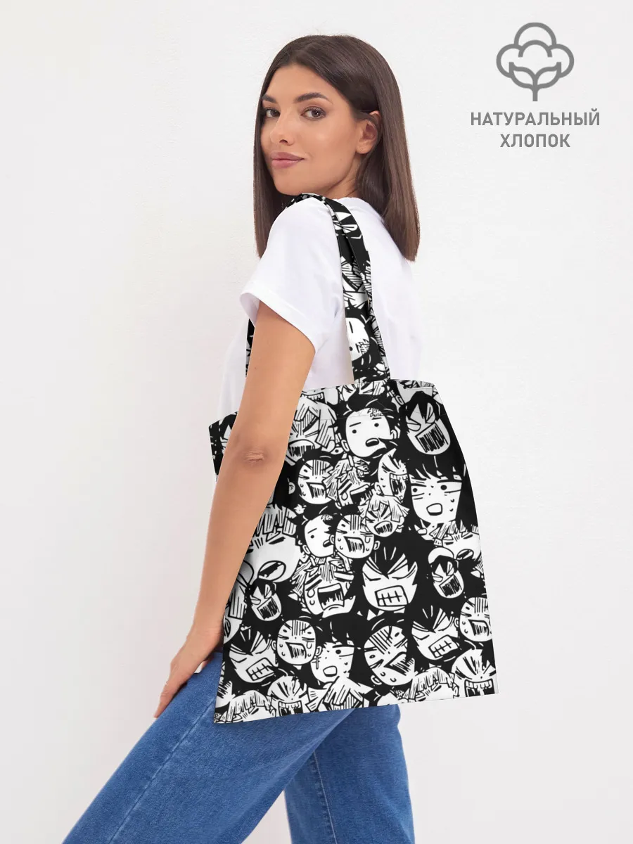 Шоппер база / DEMON SLAYER / ЛИЦА / УЗОР