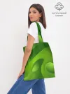 Шоппер база / 3d Green abstract