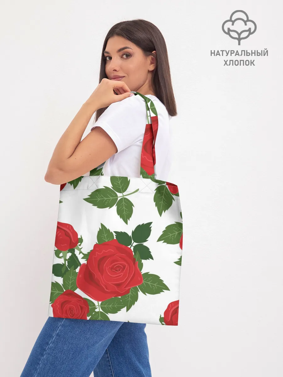 Шоппер база / Большие розы