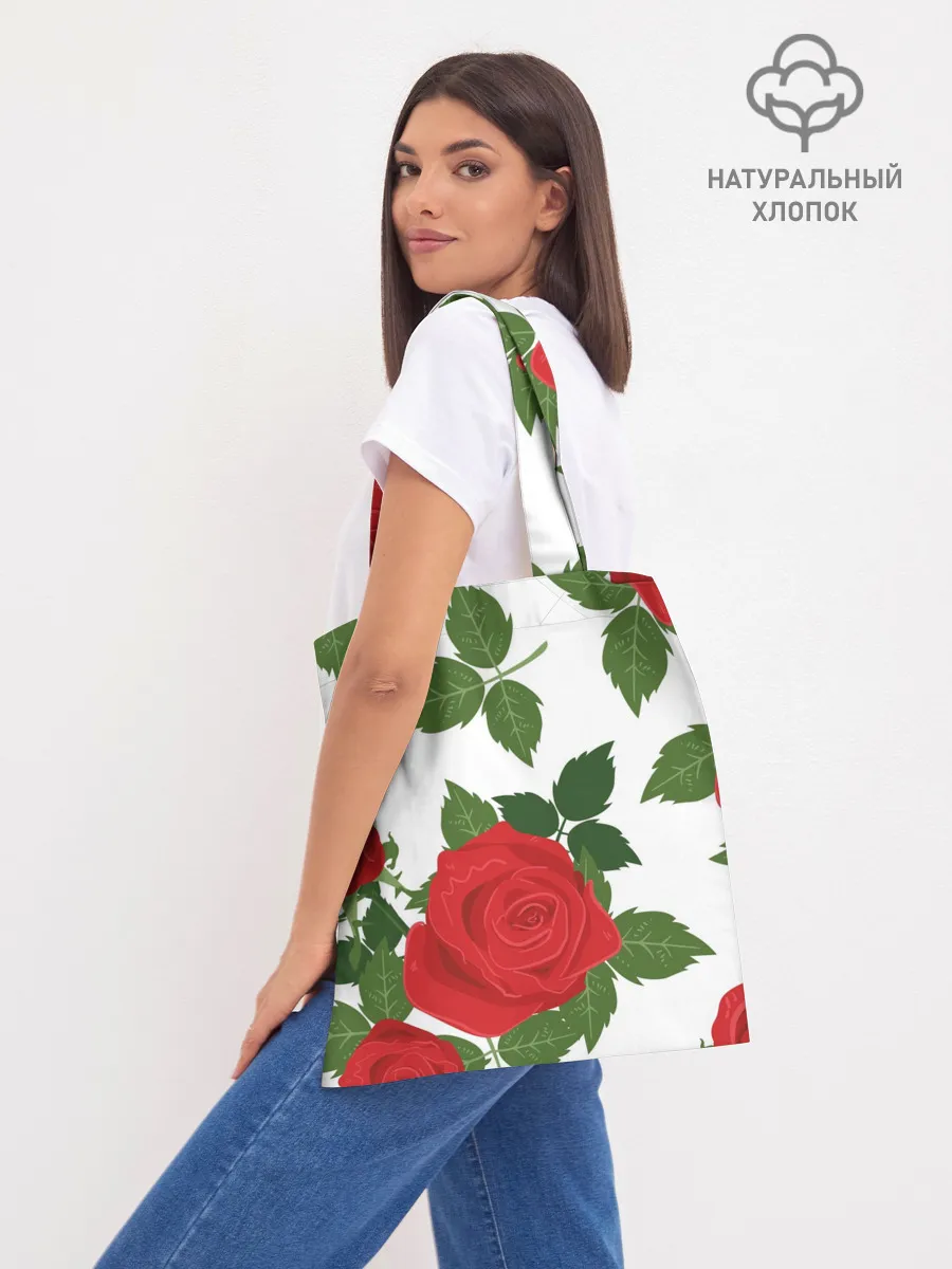 Шоппер база / Большие розы