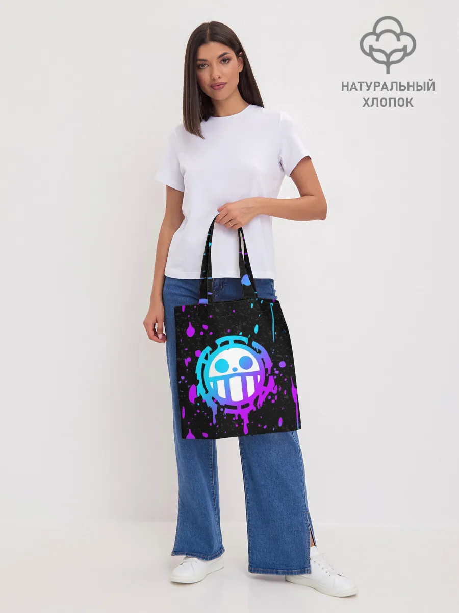 Шоппер база / ONE PIECE / ВАН ПИС / НЕОН