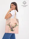 Шоппер база / олень рога цветы
