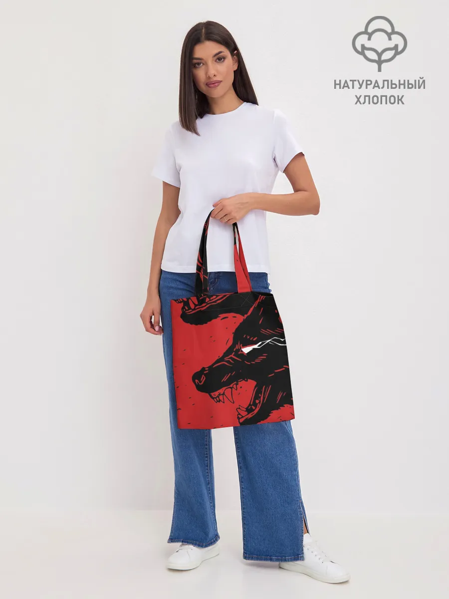 Шоппер база / Красный волк 3D