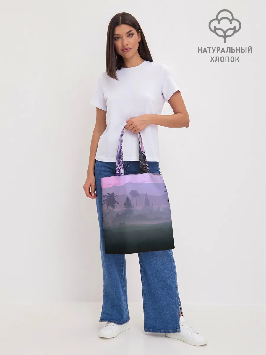 Шоппер база / forest at sunset