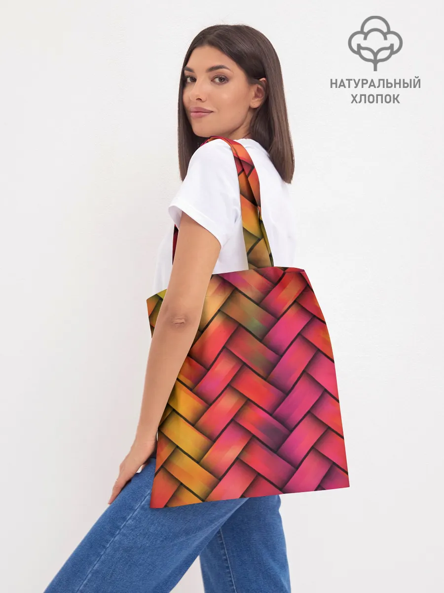 Шоппер база / Colorful weave