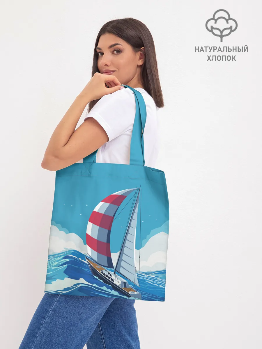 Шоппер база / ПАРУСНИК В МОРЕ | ЛЮБЛЮ МОРЕ