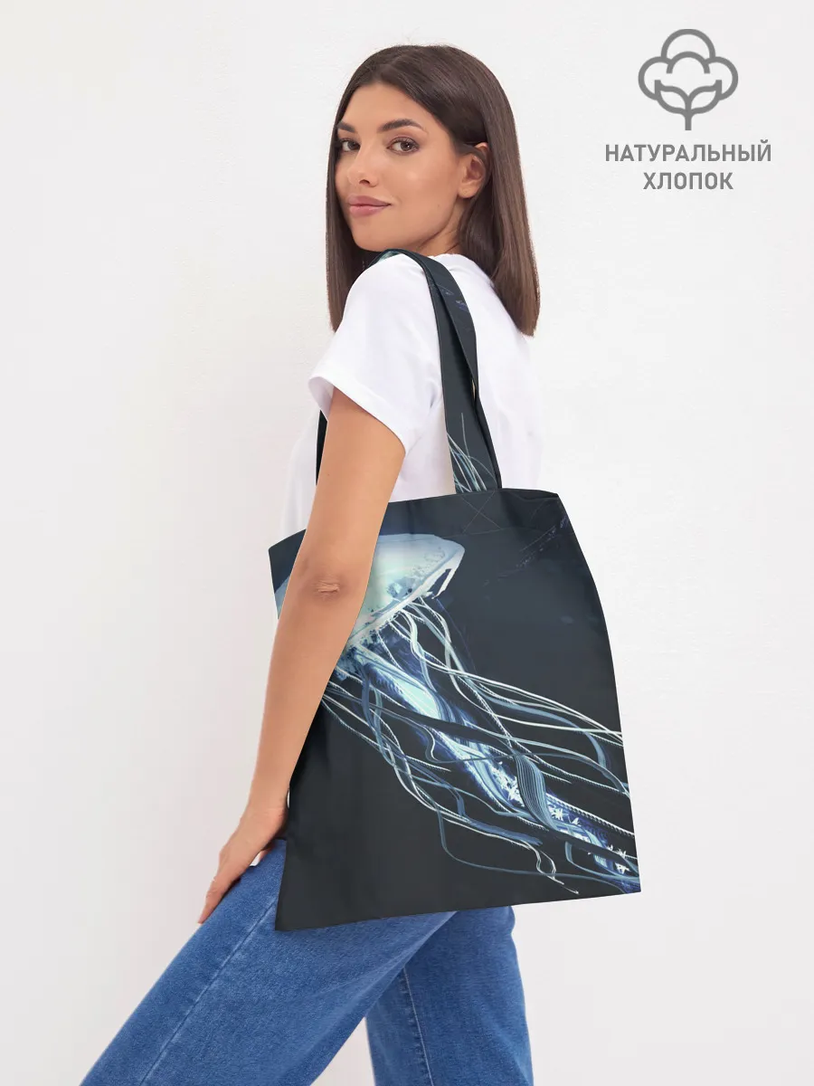 Шоппер база / Рисунок медуза