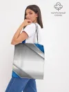 Шоппер база / 3D СЕРЕБРО BLUE LINES