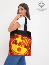 Шоппер база / FC BARCELONA / FIRE / ОГОНЬ