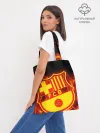 Шоппер база / FC BARCELONA / FIRE / ОГОНЬ