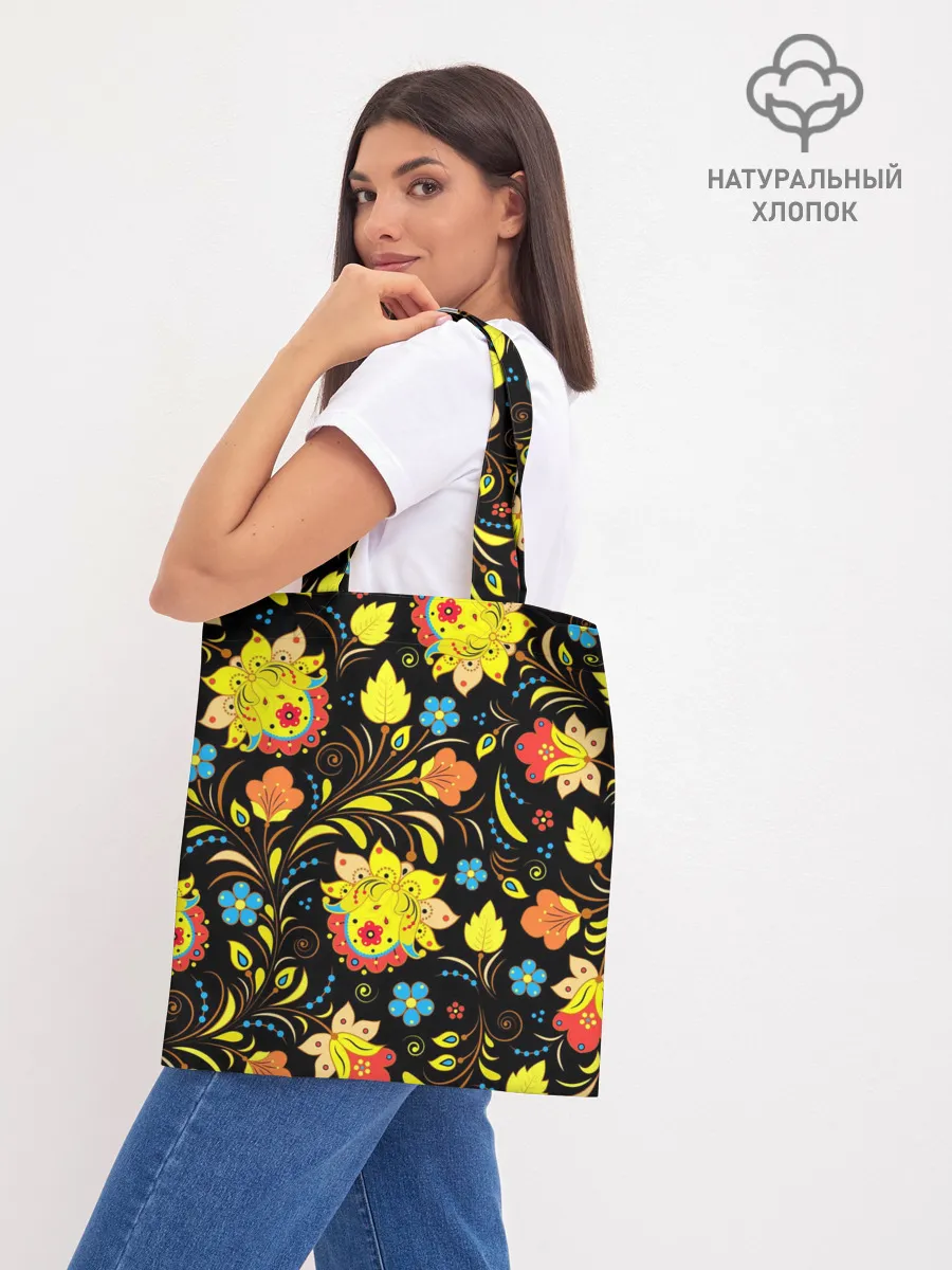 Шоппер база / РОСПИСЬ УЗОР ХОХЛОМА