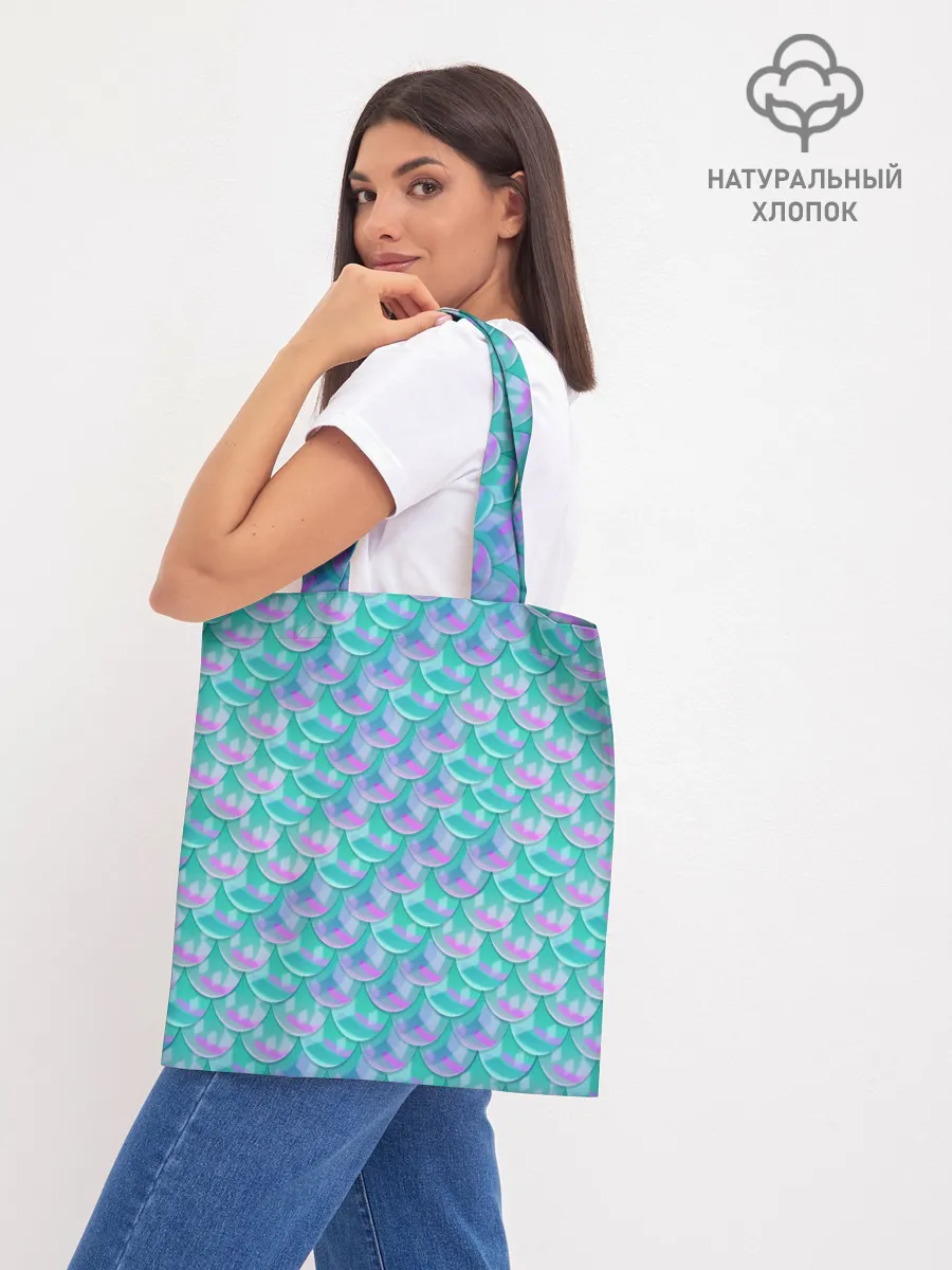 Шоппер база / Чешуя | Хвост русалки