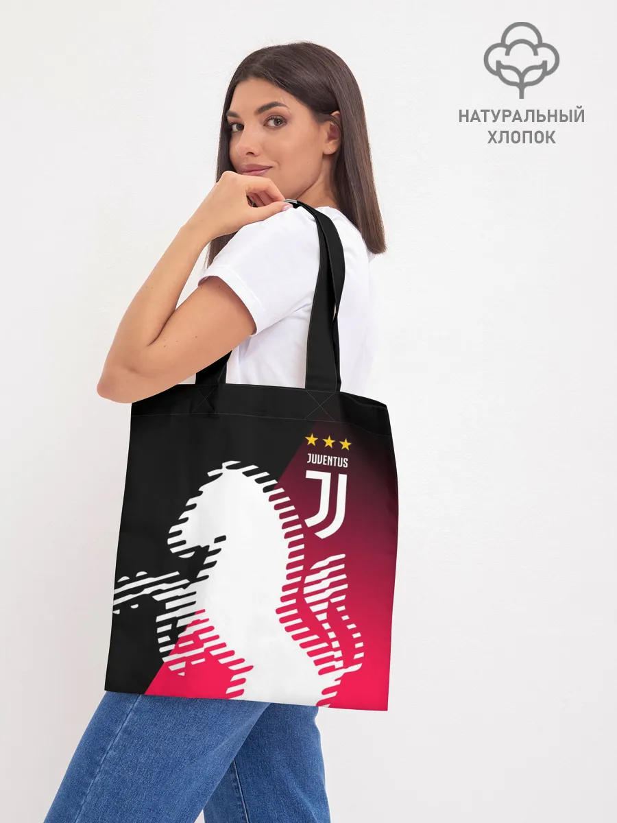 Шоппер база / JUVENTUS / ЮВЕНТУС / НЕОН