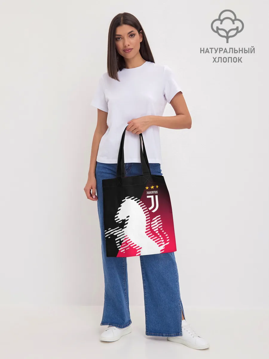 Шоппер база / JUVENTUS / ЮВЕНТУС / НЕОН