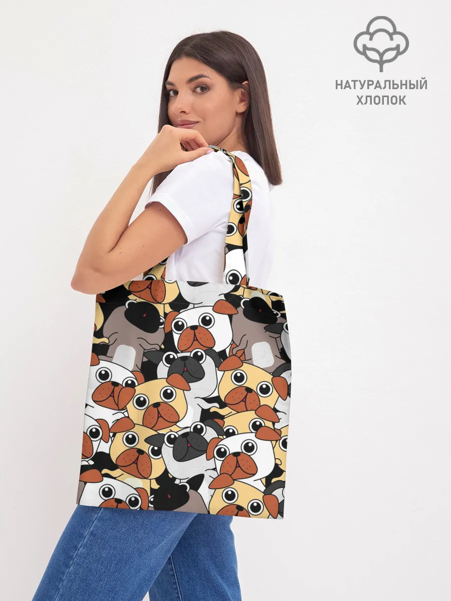 Шоппер база / Собаки мопсы