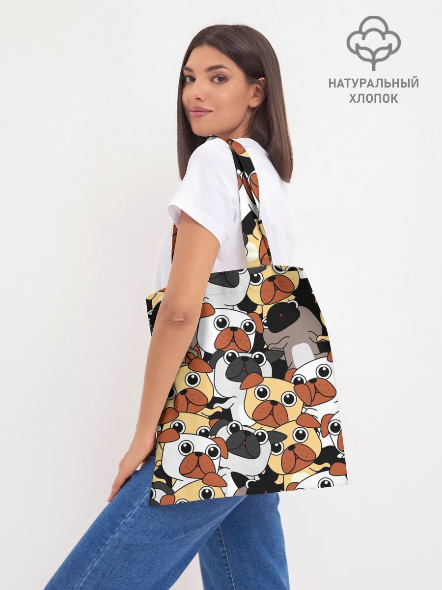 Шоппер база / Собаки мопсы