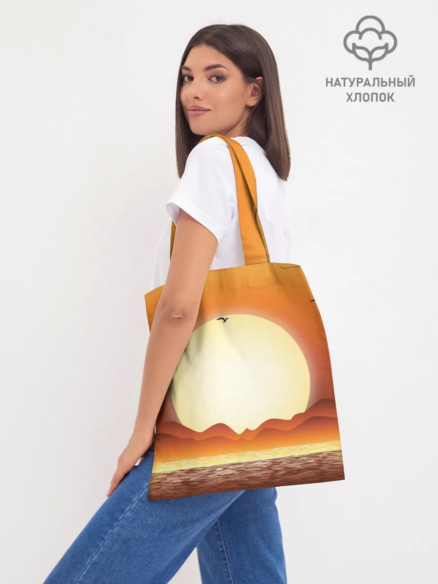 Шоппер база / Кораблик на закате