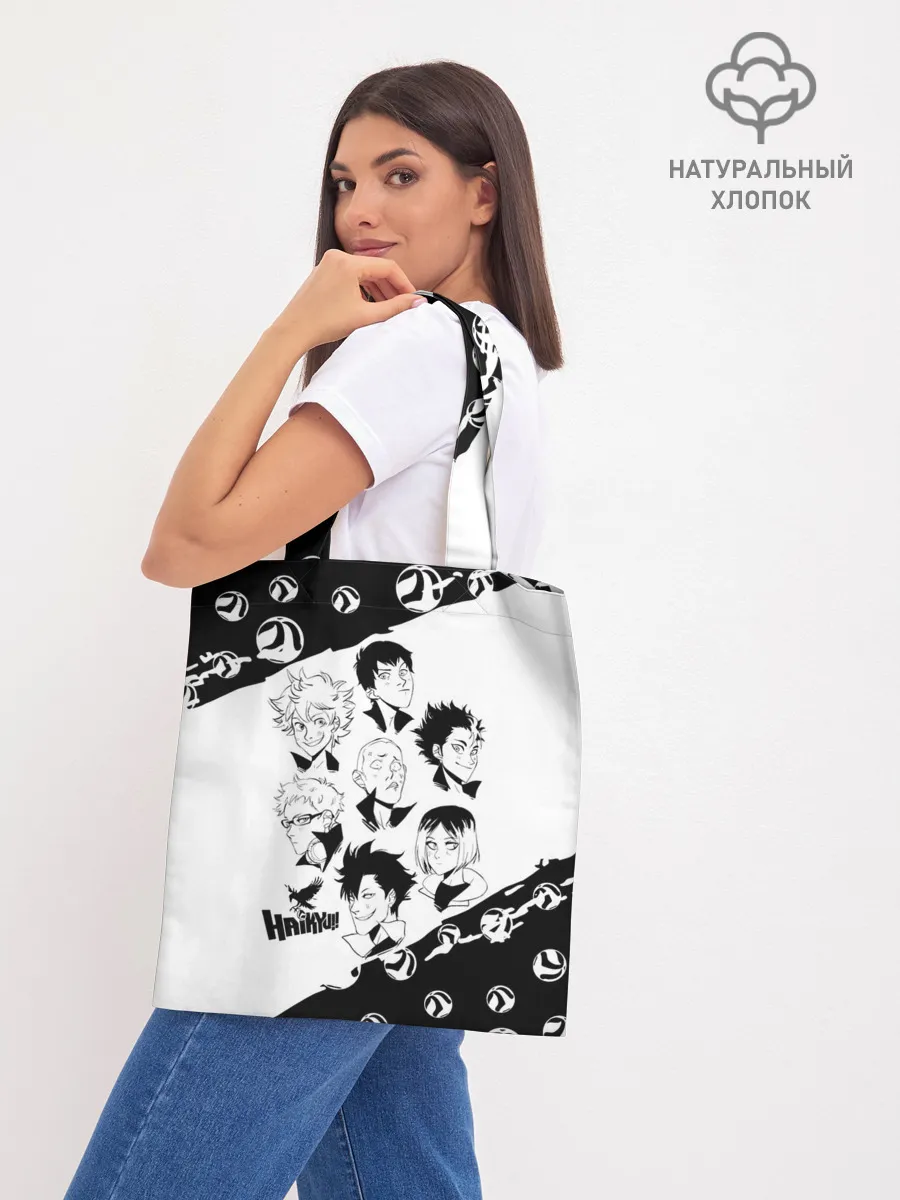 Шоппер база / ВОЛЕЙБОЛ!! семь персонажей