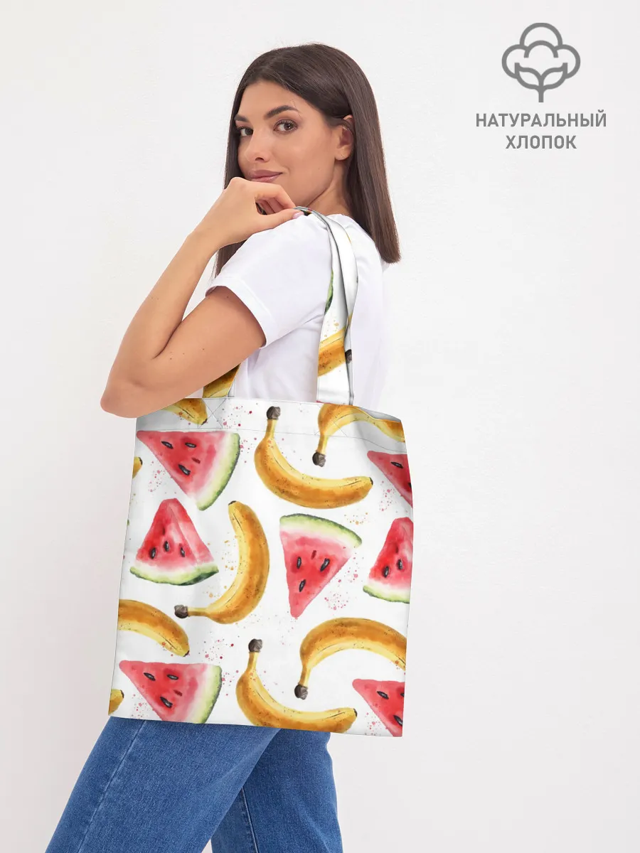 Шоппер база / Летний фреш арбуз банан