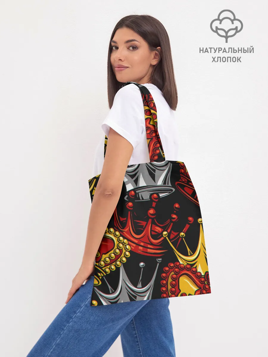 Шоппер база / КОРОЛЕВСКИЙ БАГРОВЫЙ 3D