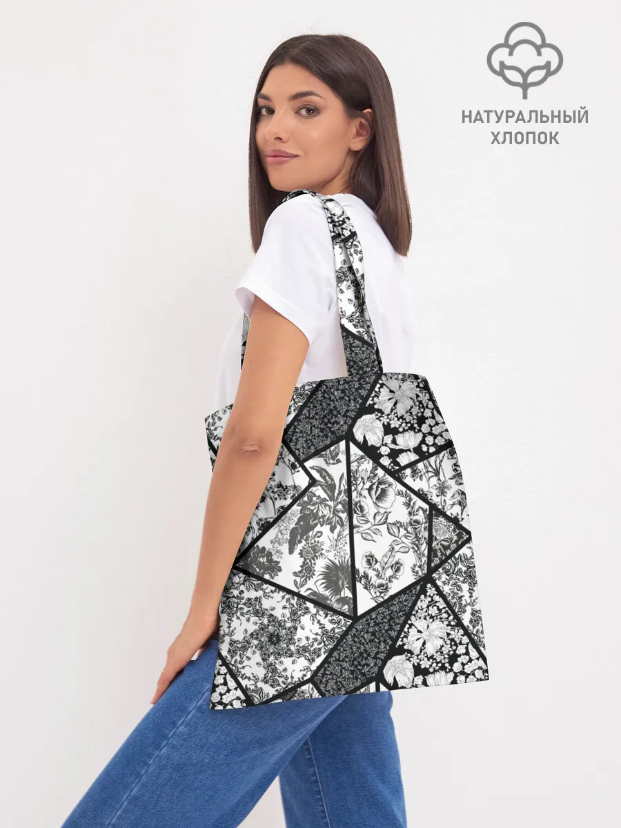 Шоппер база / Цветочный Кинцуги / Kintsugi