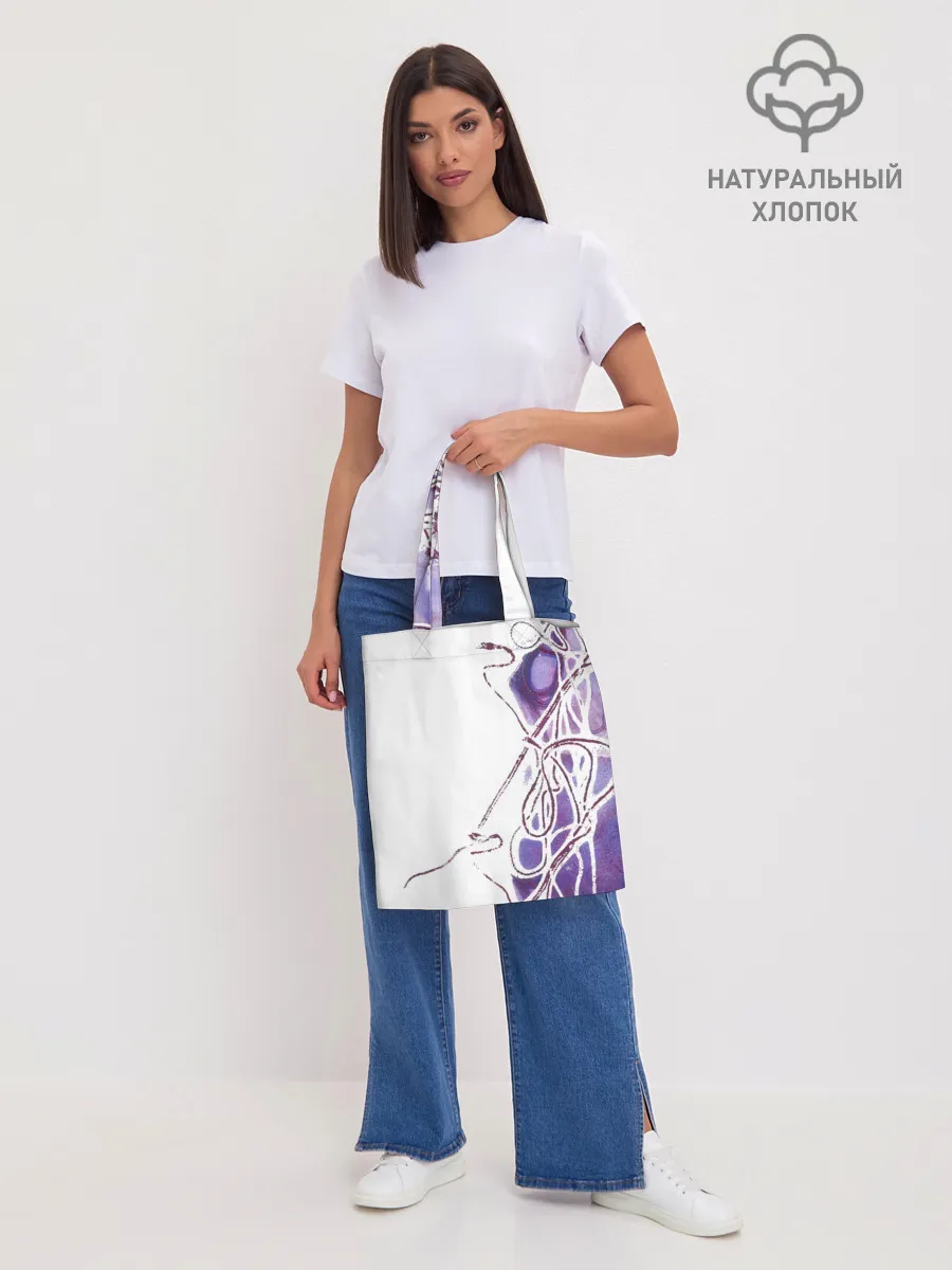 Шоппер база / Фиолетовые нити