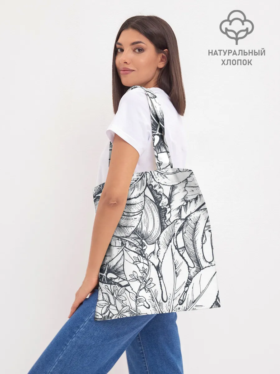 Шоппер база / Тропические листья