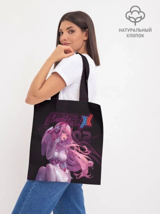 Шоппер база / Zero Two в наушниках