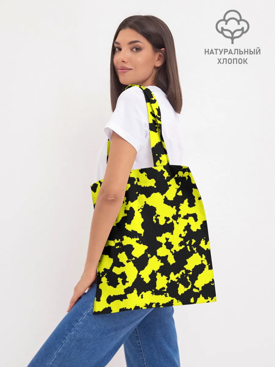 Шоппер база / Черно-желтый камуфляж