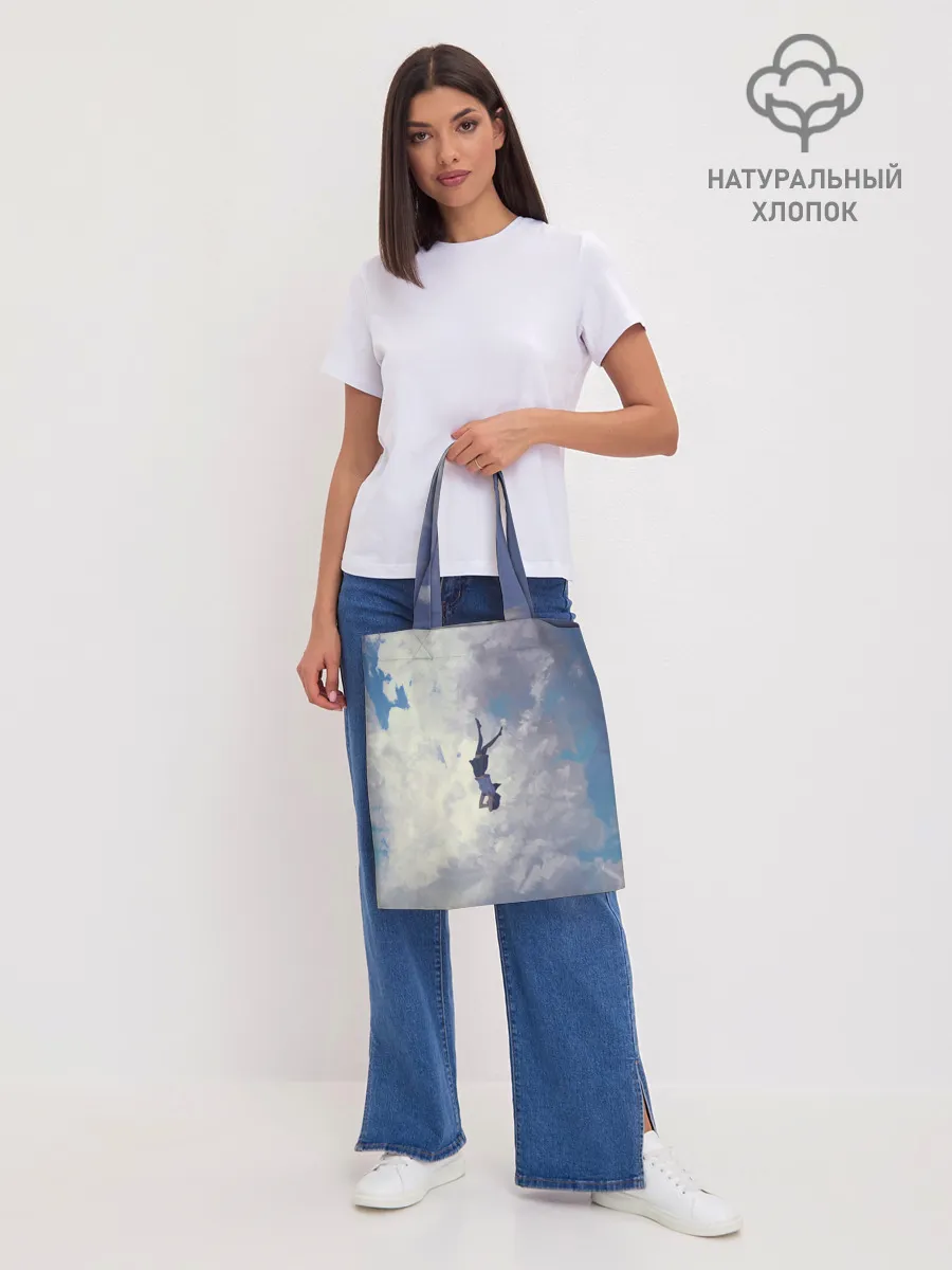 Шоппер база / Летящая девушка