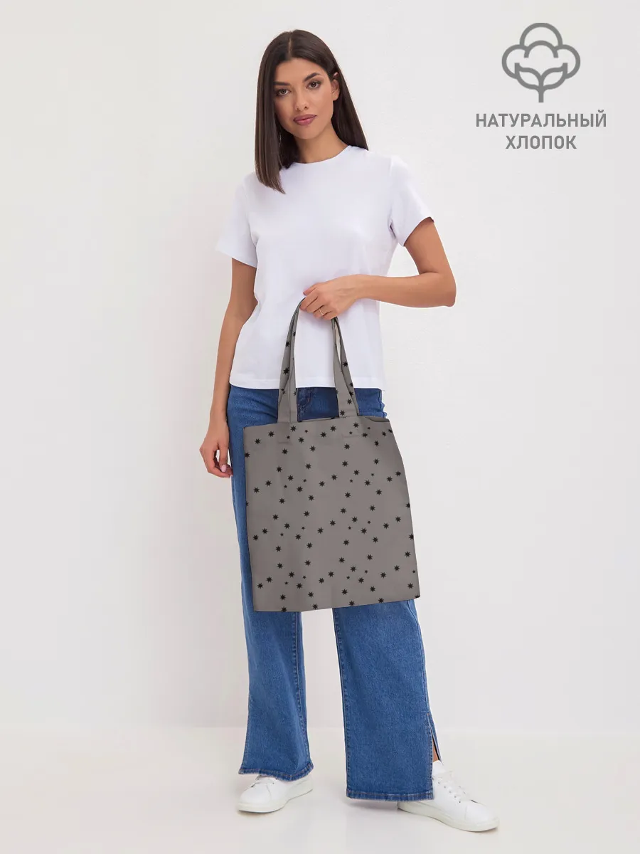 Шоппер база / Звёзды На коричневом Фоне