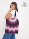 Шоппер база / Черно-пурпурный калейдоскоп